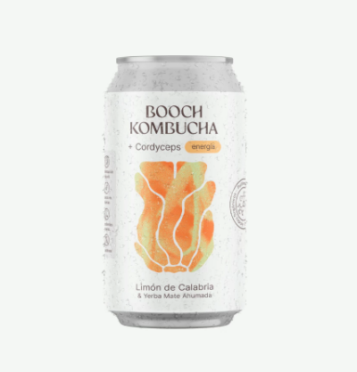 Kombucha + Adaptógenos Limon de Calabria "Booch" 354cc